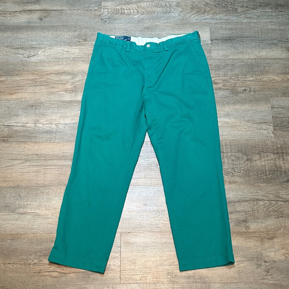 Polo by Ralph Lauren Green Preston Pant Chinos Size 35